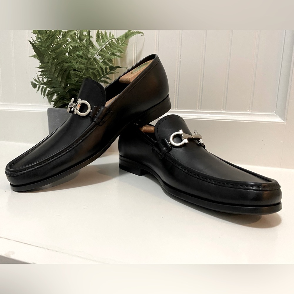 Salvatore Ferragamo “Chris” Loafer, Size 9 D, Color Black.